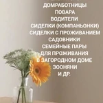 Услуги няни, гувернантки