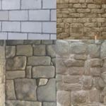 Декоративная отделка стен под камень, скалу 