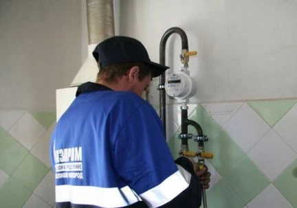 Фото Установка газовых счетчиков