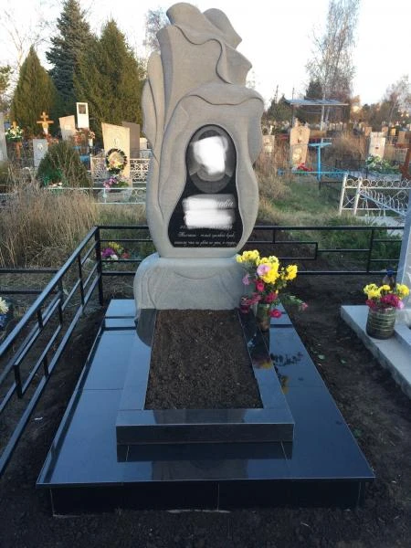 Фото Благоустройство могил на кладбище