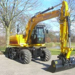 Аренда колесного экскаватора JCB JS 145W