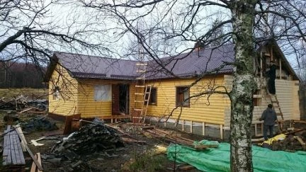Фото Подъем домов, замена венцов, ремонт фундаментов