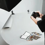 Фото №3 Белый бумажный фон 135х600 см. Raylab Arctic White