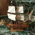 Фото №2 Модель парусного корабля.