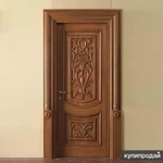 Фото №3 Двери резные из благородных пород.