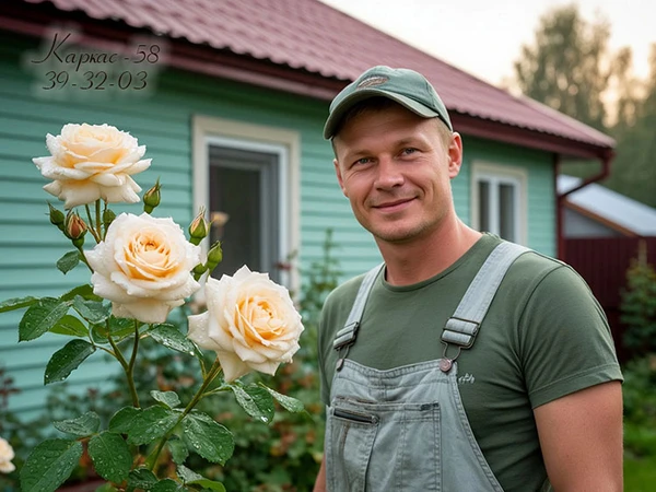 Фото Утепленный отапливаемый дом каркасного типа Каркас-58