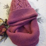 шапки вязаные на спицах