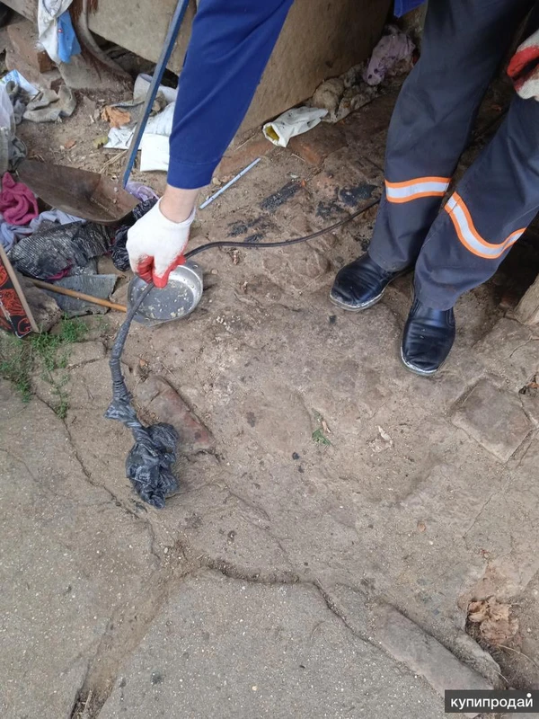 Фото Устранение засоров спецоборудованием