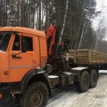 Камаз-тягач вездеход полуприцеп с кму