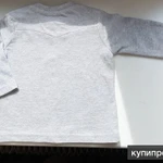 Фото №3 Свитшот детский Levi's , цвет серый , размер 6м.