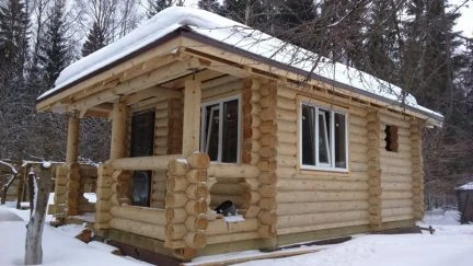 Фото Дома, бани из бревна