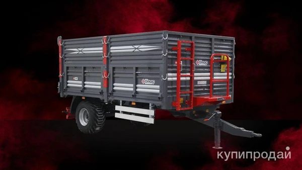 Фото Прицеп сельскохозяйственный одноосный agroOruc 8 тонн - FJB GROUP LLC