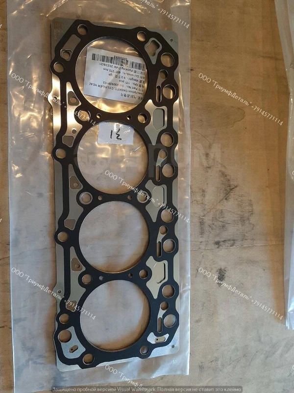 Фото Прокладка ГБЦ  SC4H S00000844/  S00030929+03 оригинал