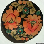 фото Советский винтаж: тарелочка деревянная декоративная