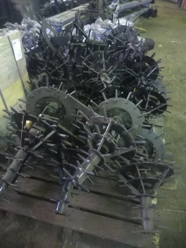 Роторный рыхлитель, Вал кольчатый, ежик для окучника, еж