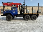 фото Лесовоз Урал ЯМЗ-236НЕ2 турбированный с новым манипулятором Велмаш 10-74