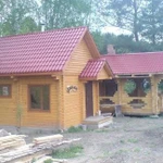 Фото №2 Беседки из бруса. Кровельные работы, заборы