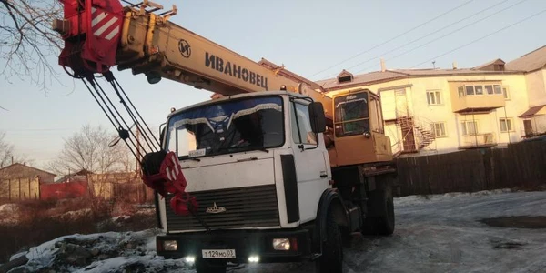 Фото Услуги автокрана 