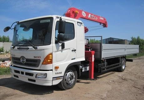 Фото Автоманипулятор Hino 500 (Хино) бортовой с КМУ Unic