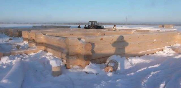 Фото Срубы ручной рубки из Мордовии