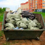 Фото №2 Вывоз мусора 8м3 контейнером с погрузкой.