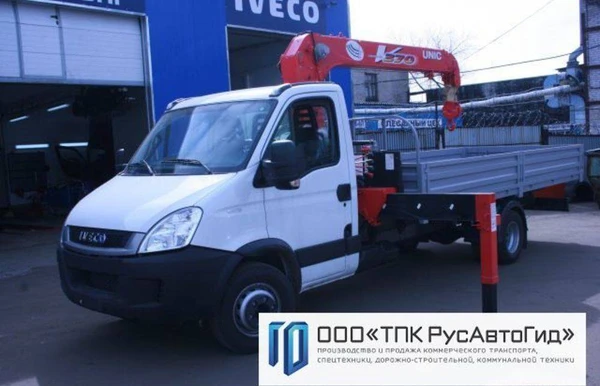 Фото Iveco Daily 70C15 Бортовой с КМУ Unic 370