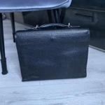 Фото №4 Мужской кожаный портфель Lancel (Paris).