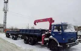 Фото Услуги манипулятора самопогрузчика в Уфе.Гаражи,блоки,плиты