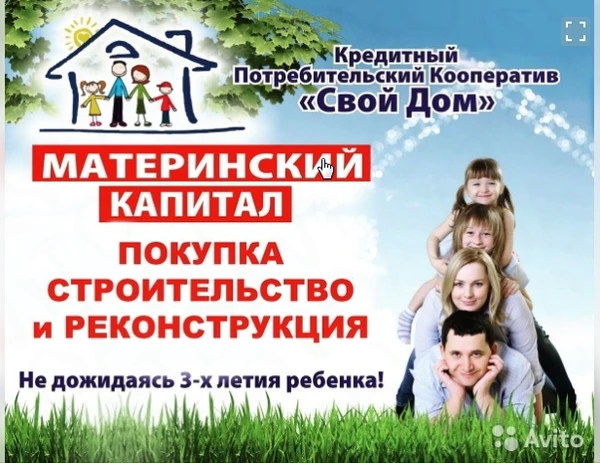 Фото Материнский капитал не дожидаясь 3-х летия ребенка