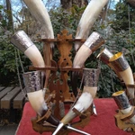 Фото №2 Рога для вина.Новые.Канци.ყანწი.