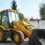 Аренда экскаватора-погрузчика JCB, демонтаж домов