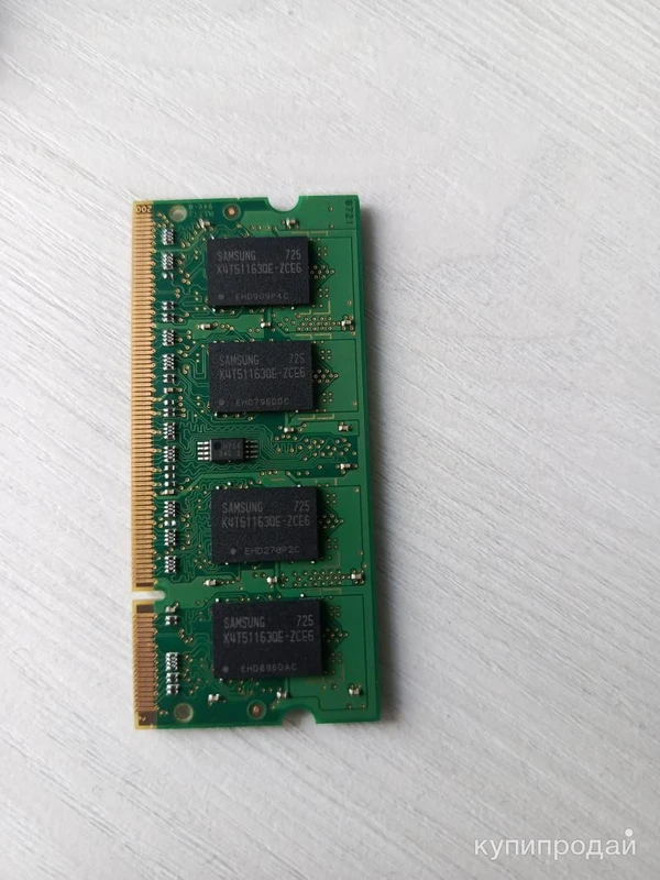 Фото Оперативная память sodimm Samsung ddr2 533