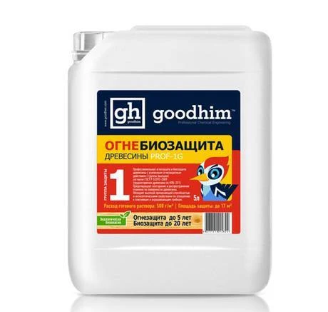 Фото GOOD-HIM -Prof-1G огнебиозащита (1-я группа огнезащиты)