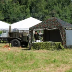 Питание на военно-полевой кухне.