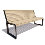 Фото №4 Скамейка чугунная «МИЛАН» (1.8 м)