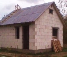 Фото Кладка из газосиликата