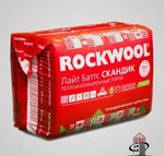 фото Базальтовый утеплитель Rockwool Лайт Баттс Скандик 50 мм