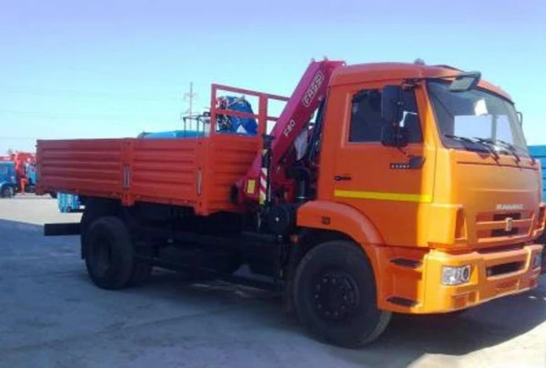 Фото КАМАЗ-43253 с манипулятором Fassi F80A.22