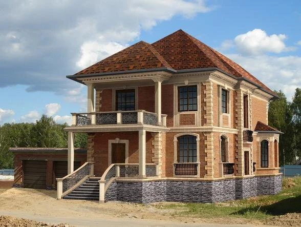 Фото Строительство домов в Белгородской области.