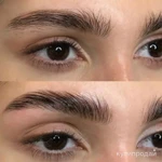 Фото №4 Ламинирование ресничек и бровей