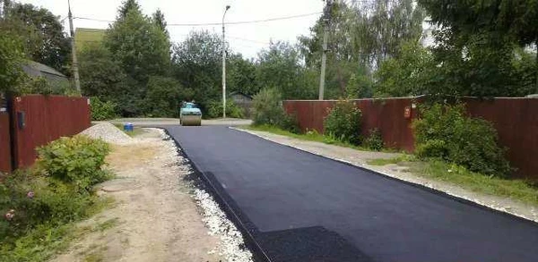 Фото Асфальтирование. Дорожные работы
