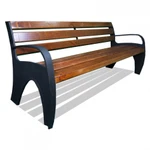 Фото №3 Скамейка парковая «ВОЛНА» (0.6 м (77 кг.))