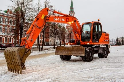Фото Услуги, аренда экскаватор Doosan. Гидромолот