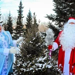 Выезд Деда Мороза и Снегурочки