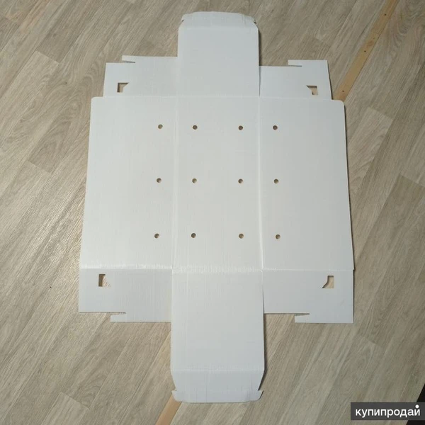 Фото Лоток самосборный для хранения из гофрокартона