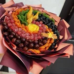 Фото №5 Букеты из сухофруктов и конфет