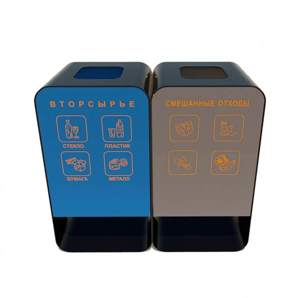 Фото Урна уличная «ДУЭТ»