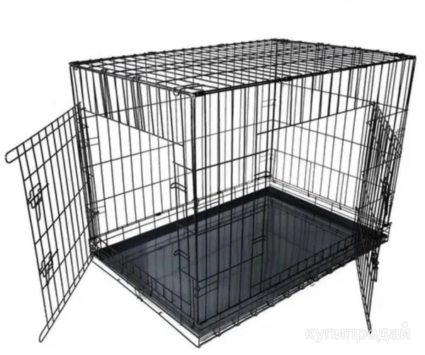 Фото Большая клетка бу доя собаки