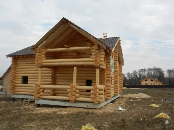 Фото Бани и дома срубы из бревна