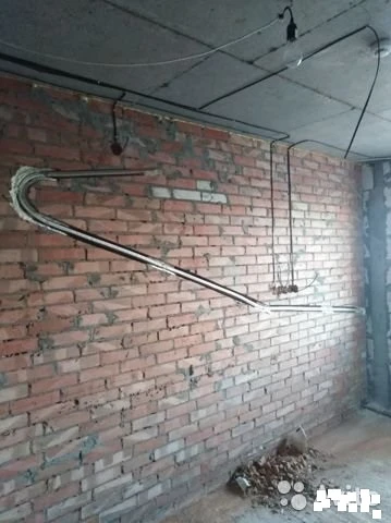 Фото Закладка Трасс под сплит системы 